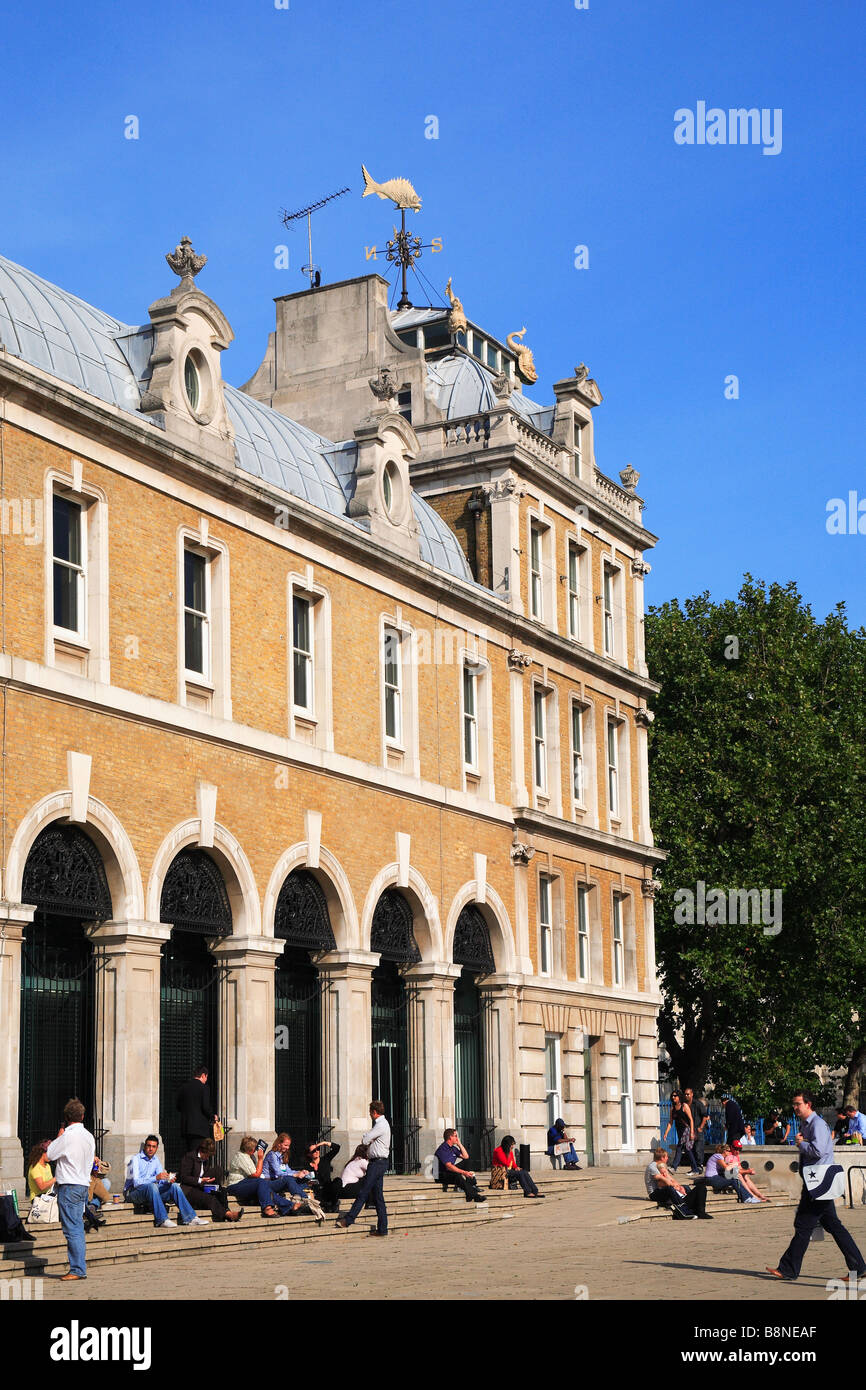 Billinsgate vecchio mercato del pesce City of London Inghilterra England Foto Stock