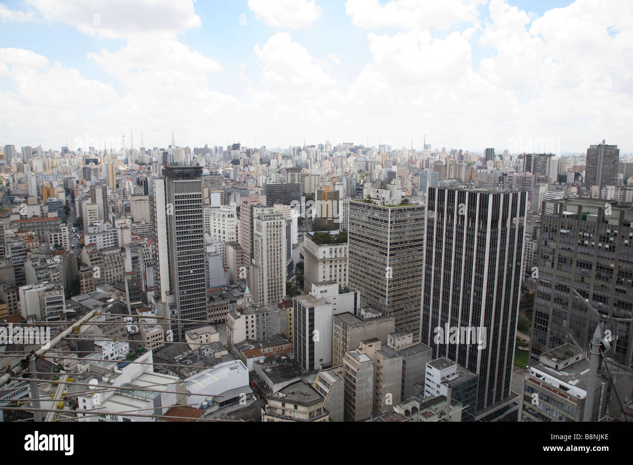 Skyline della città di Sao Paulo in Brasile Foto Stock