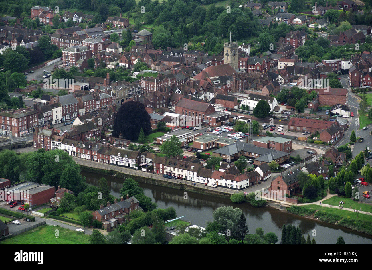 Vista aerea di Bewdley Worcestershire Inghilterra Regno Unito Foto Stock