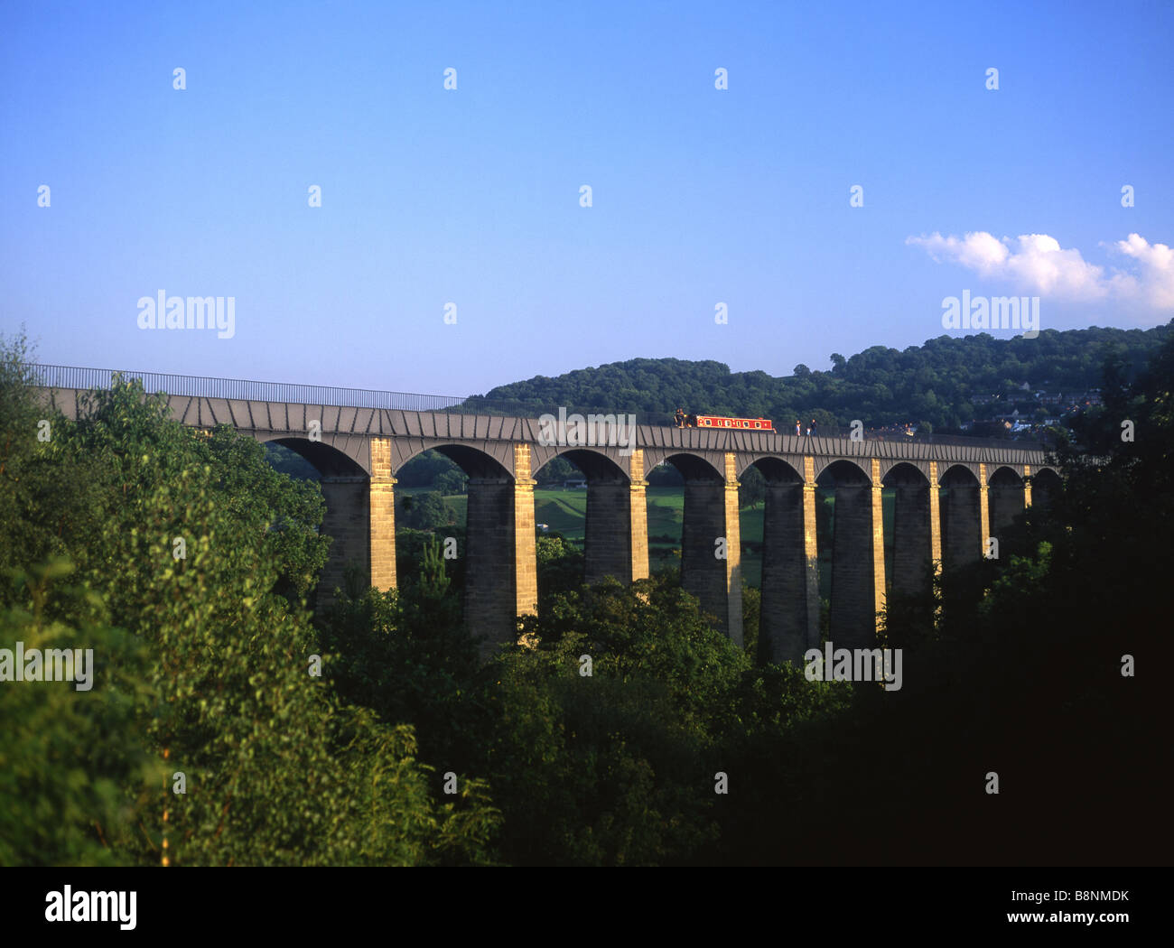 Acquedotto Pontcysyllte Trevor nelle vicinanze del Llangollen Denbighshire North Wales UK Foto Stock