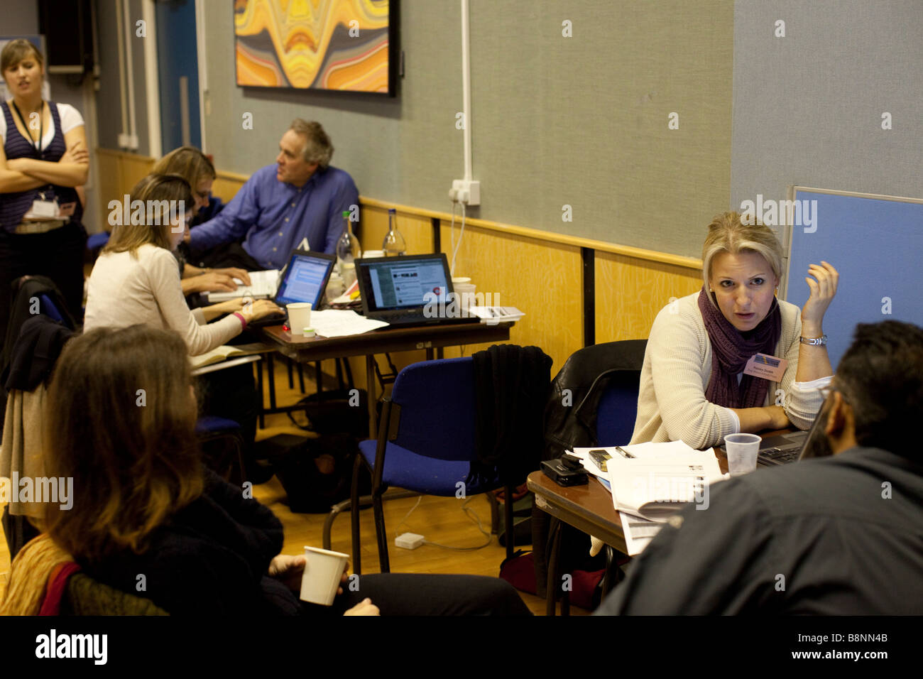 La convenzione sulle moderne Liberty of London Inghilterra 28 febbraio 2009 la Sala Stampa foto di Mike Goldwater Foto Stock