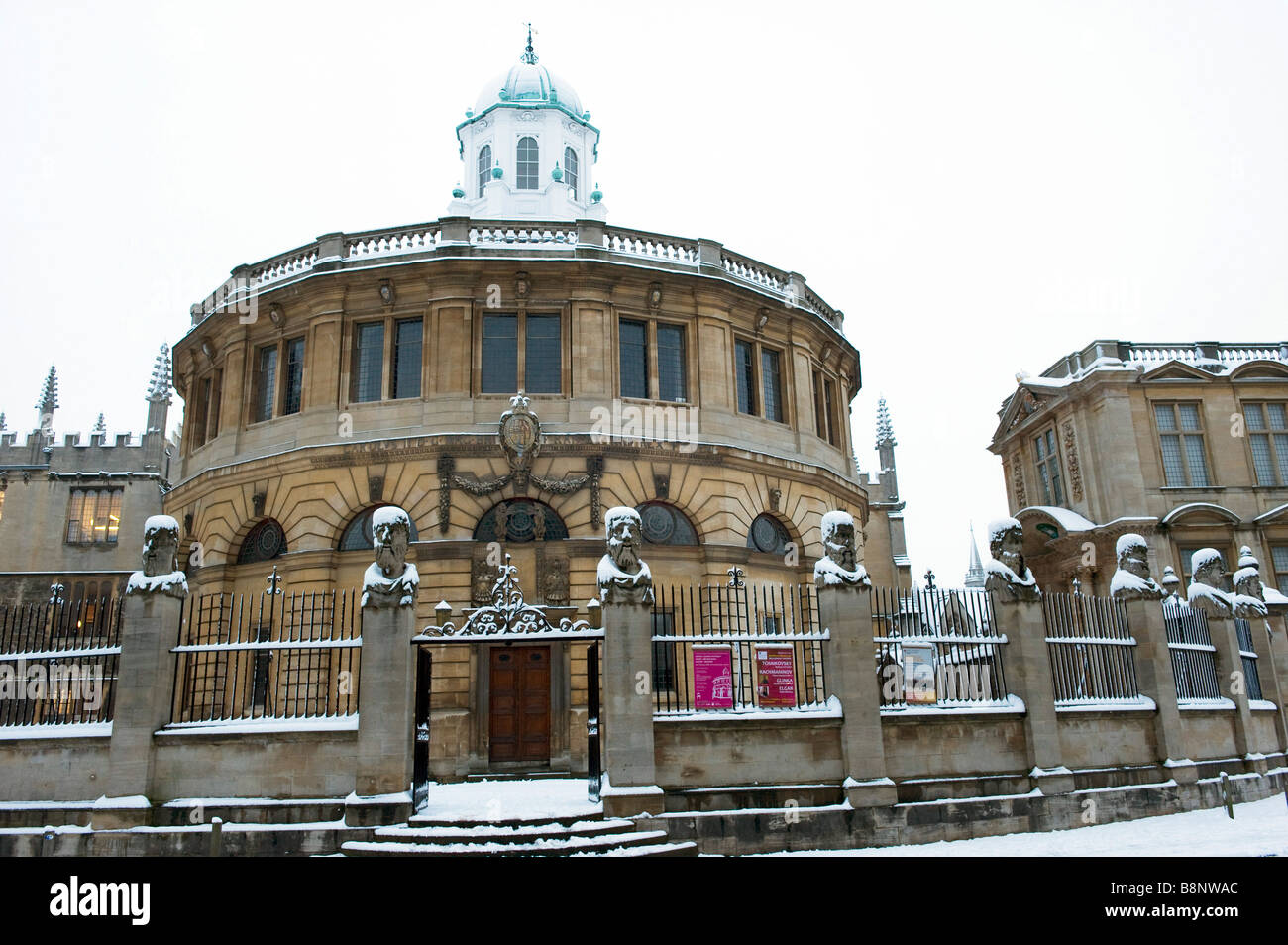 Il Sheldonian Theatre il luogo di incontro per l'Università di Oxford Foto Stock