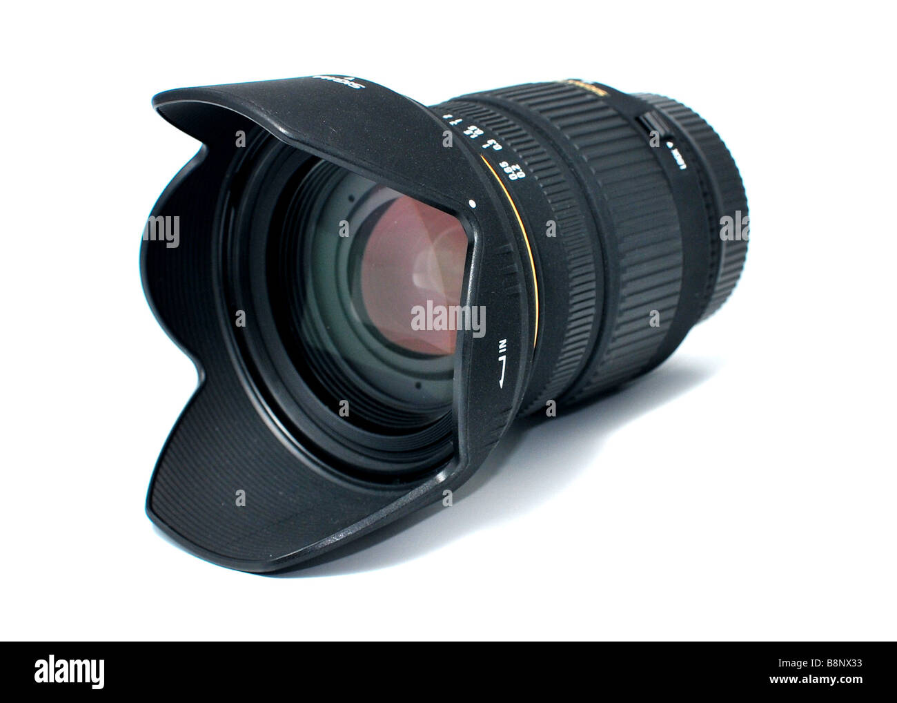 Un pack-shot del Sigma 18-50mm f2.8 obiettivo reflex digitale Foto Stock Un pack-shot del Sigma 18-50mm f2.8 obiettivo reflex digitale Foto Stock