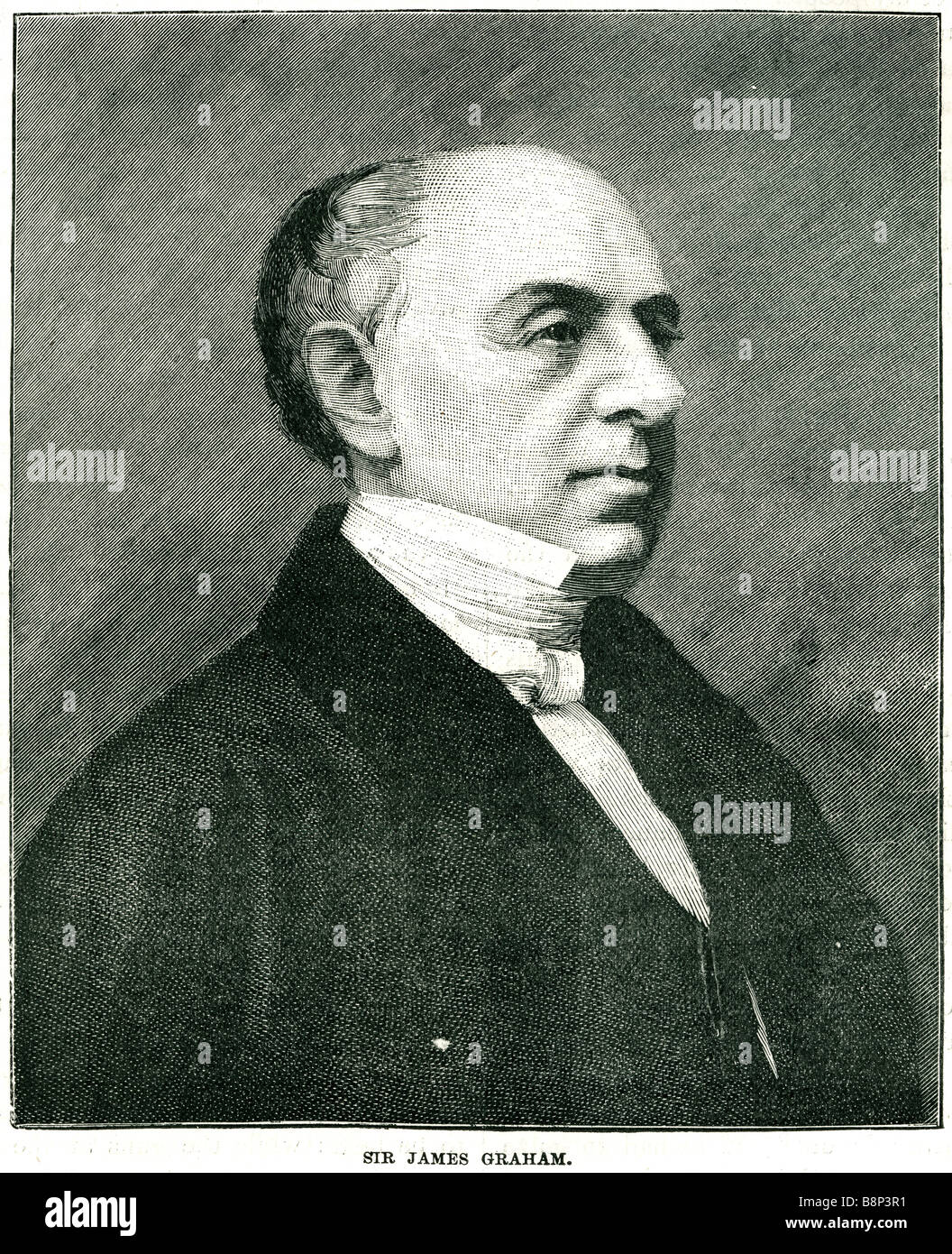 Sir James Robert George Graham 2a Baronet 1 Giugno 1792 25 ottobre 1861 statista inglese Foto Stock Sir James Robert George Graham 2a Baronet 1 Giugno 1792 25 ottobre 1861 statista inglese Foto Stock