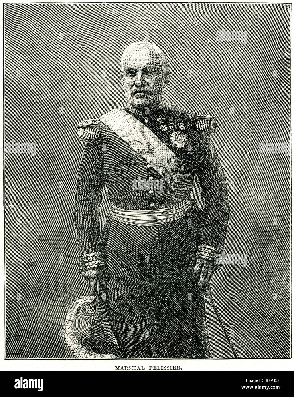 Aimable Jean Jacques Pélissier 1Duc de Malakoff 1794 1864 maresciallo di Francia Foto Stock