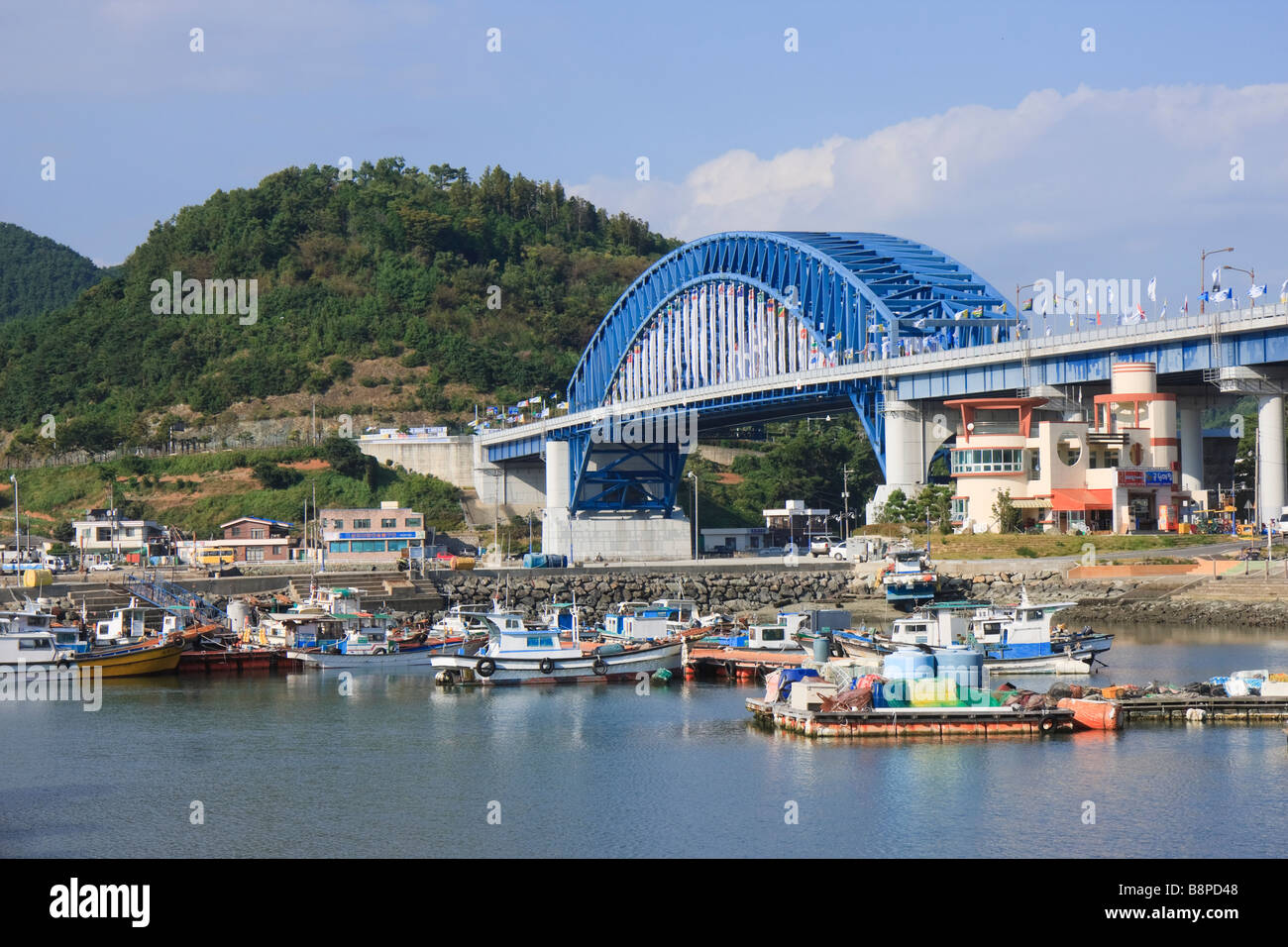 Tongyeong Grand Bridge, Corea del Sud Foto Stock
