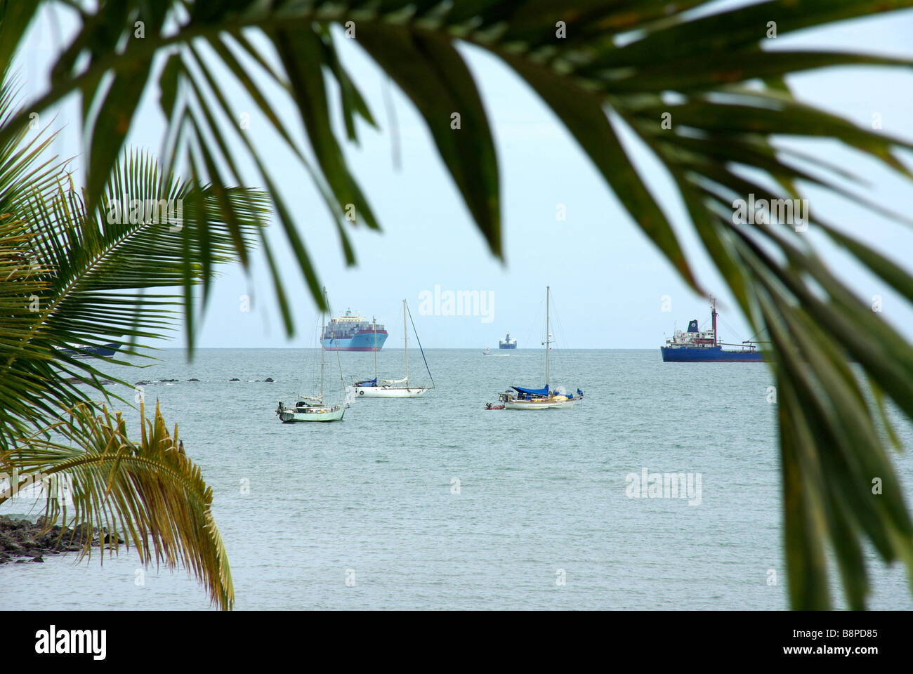 La baia di Panama, Panama City, Panama Foto Stock