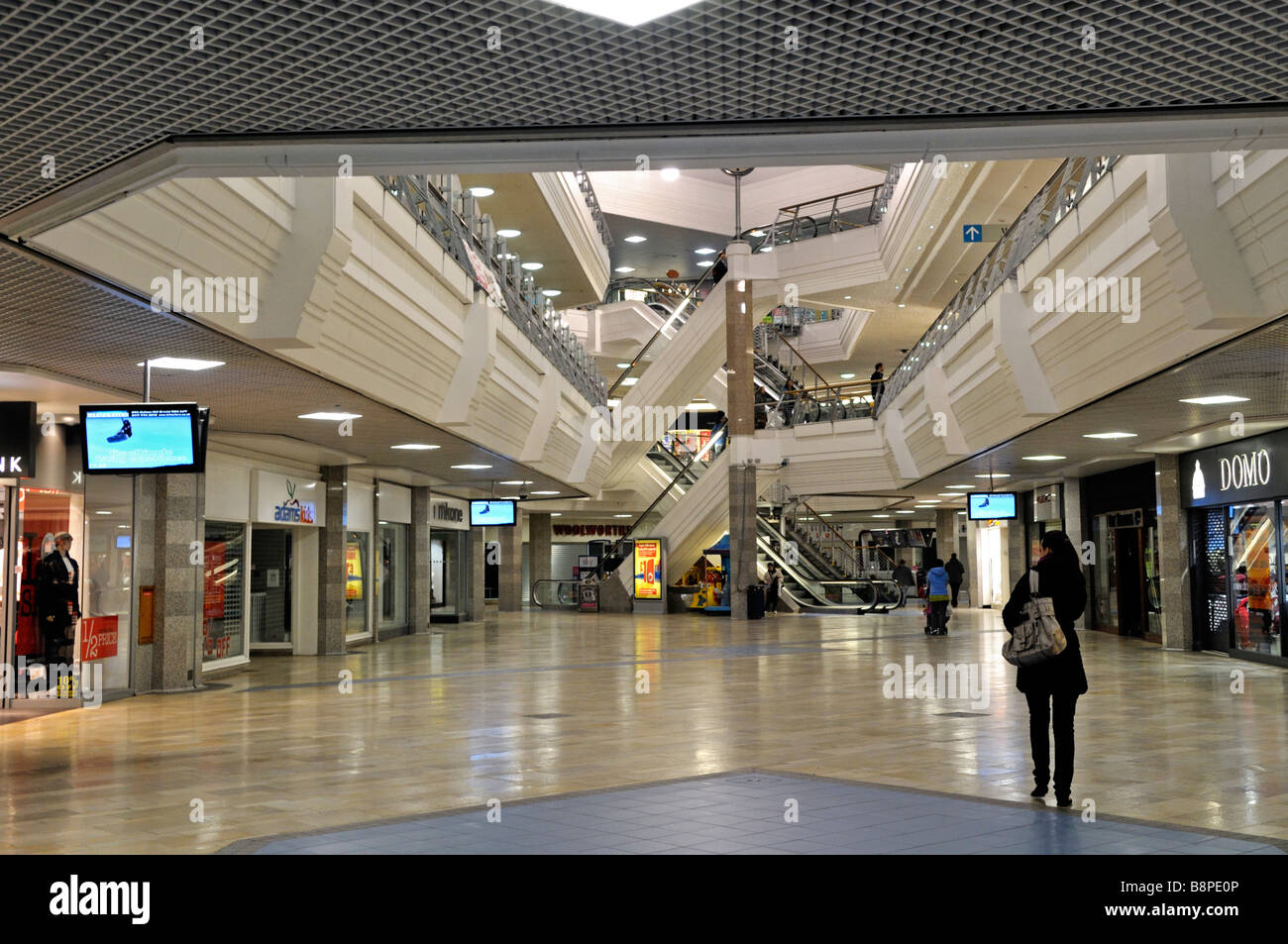 Gallerie shopping mall in Broadmead area retail di Bristol Inghilterra Foto Stock
