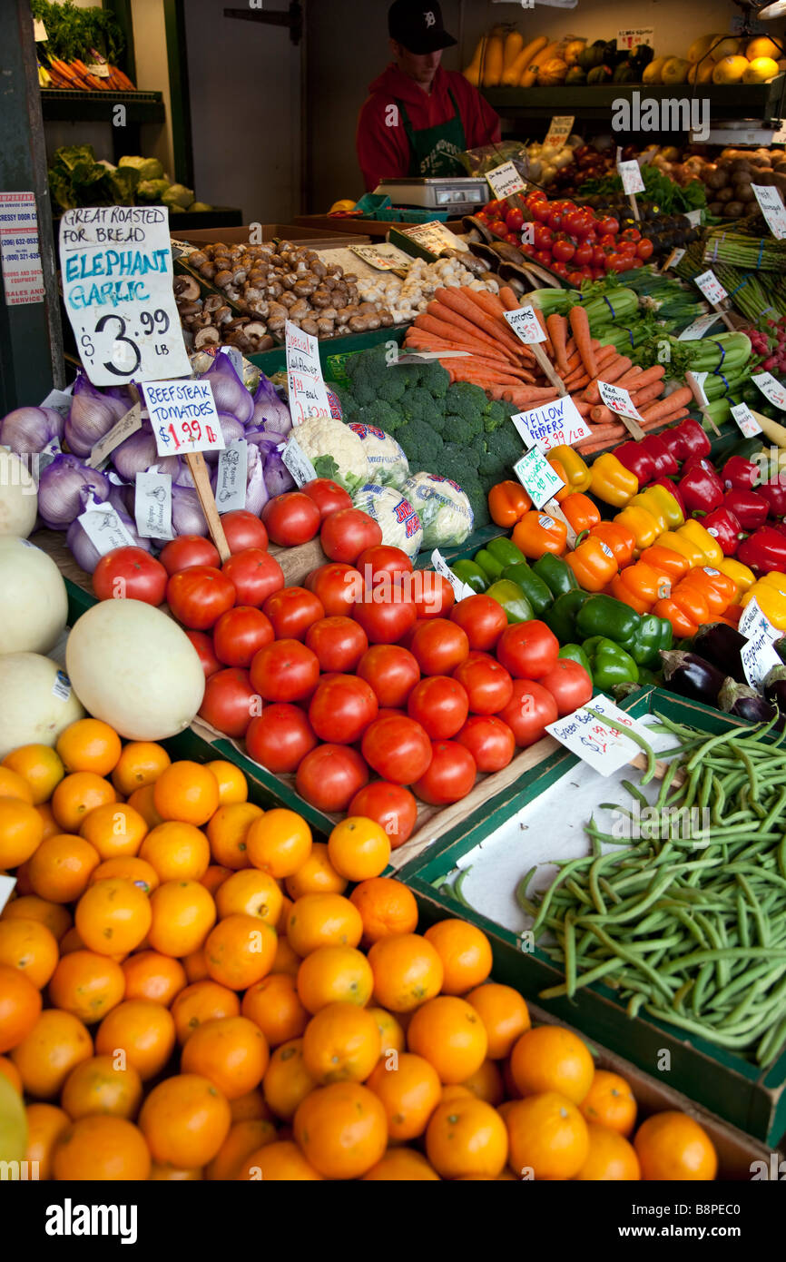 Il Pike Place Market pubblica Seattle Washington Foto Stock