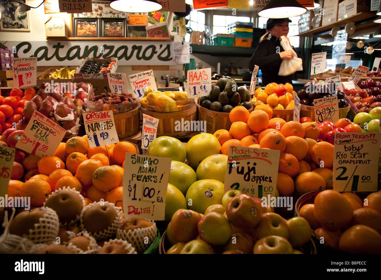 Il Pike Place Market pubblica Seattle Washington Foto Stock
