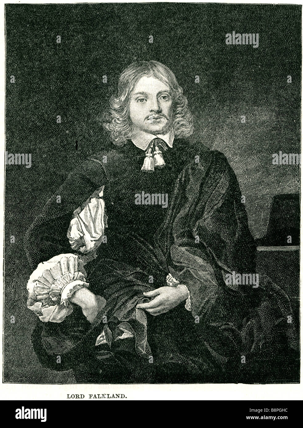 Lucius Cary, secondo il visconte Falkland (c. 1610 - 20 settembre 1643) era un politico inglese, soldato e l'autore. Foto Stock