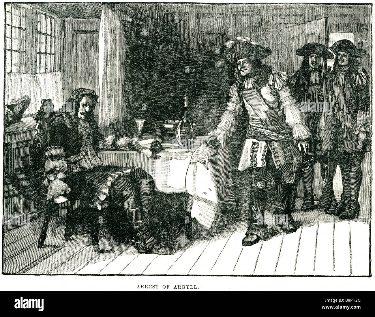 Arresto di argyll Archibald Campbell, primo marchese di Argyll, 8° Conte di Argyll, capo del Clan Campbell (1607 - 27 Maggio 1661) wa Foto Stock