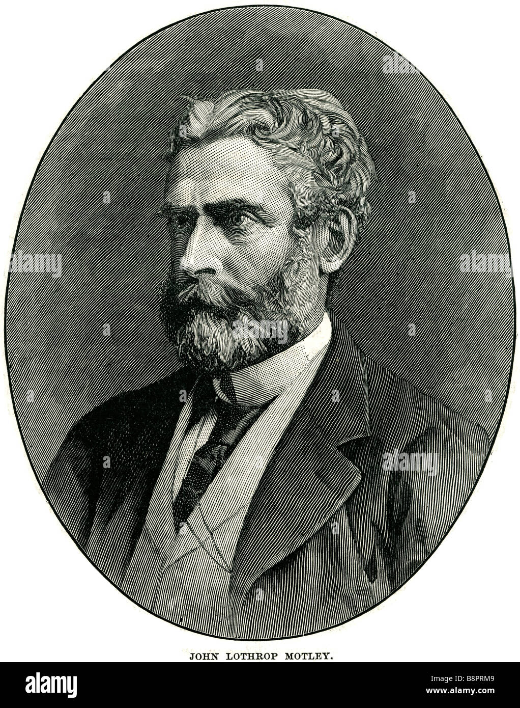 John lothrop motley 1814 1877 storico americano Foto Stock