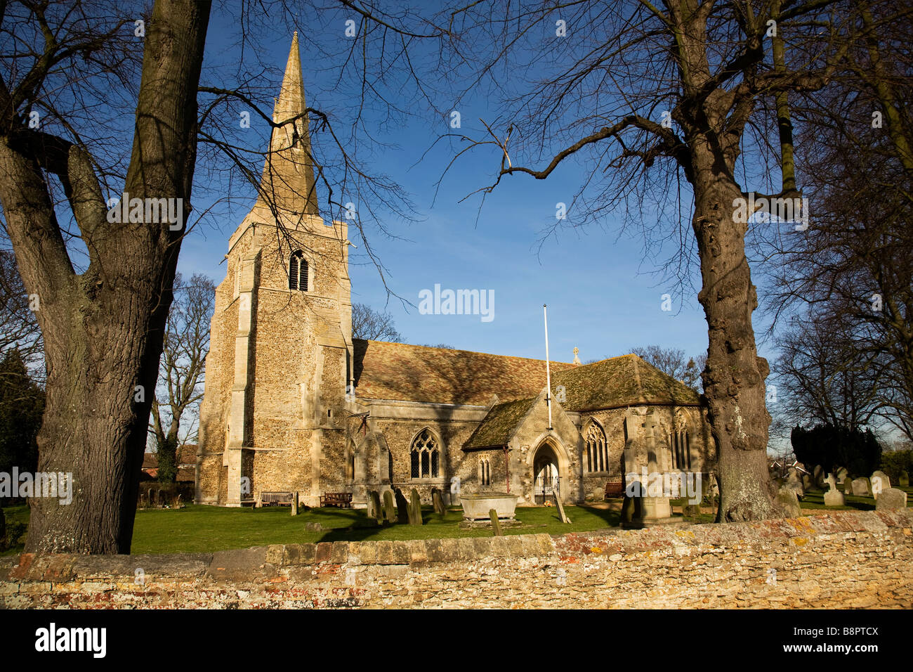 Chiesa di tutti i Santi, Longstanton, Cambridgeshire, Inghilterra Foto Stock