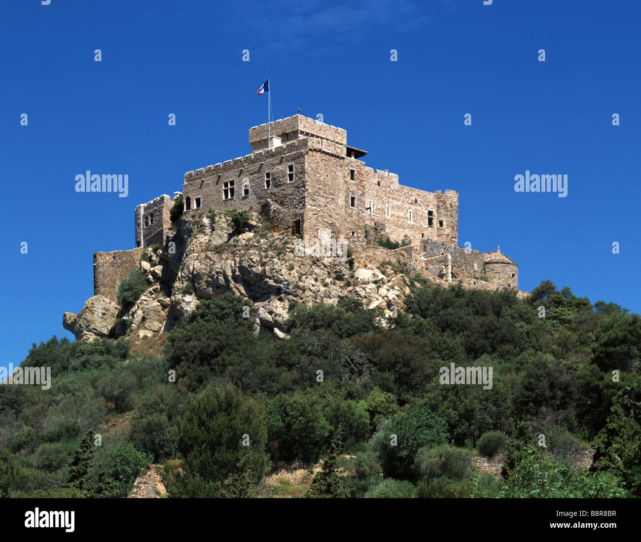 Chateau de Saint Martin de Toques, Francia Foto Stock