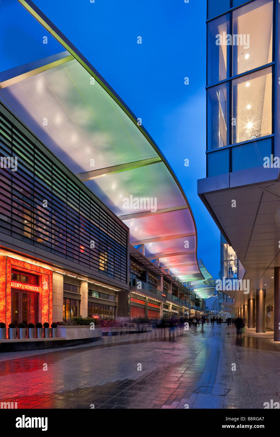 Bar e Ristoranti al Centro Commerciale Westfield in Shepherds Bush West London Foto Stock