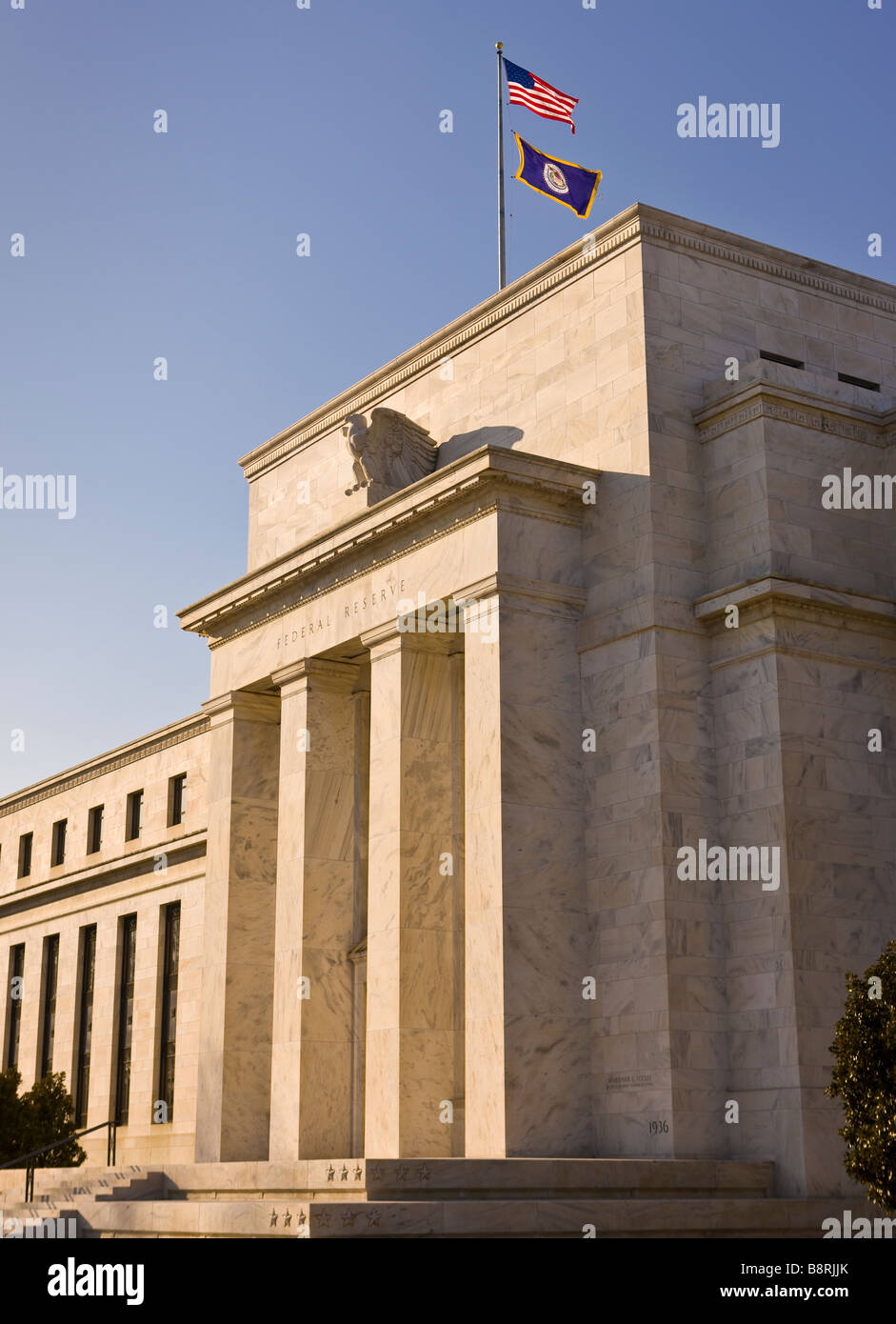 WASHINGTON DC USA Stati Uniti Federal Reserve Bank building Foto Stock