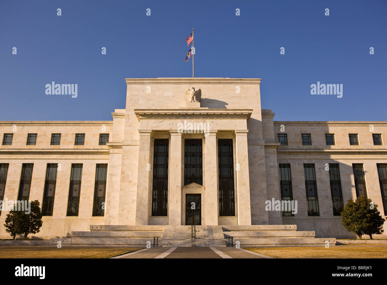 WASHINGTON DC USA Stati Uniti Federal Reserve Bank building Foto Stock
