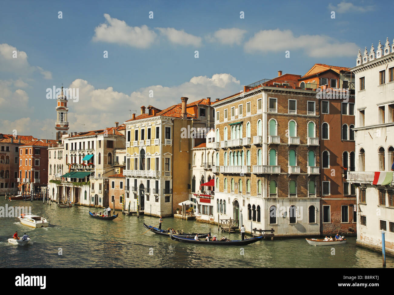 Grand Canal, Venezia, Italia Foto Stock