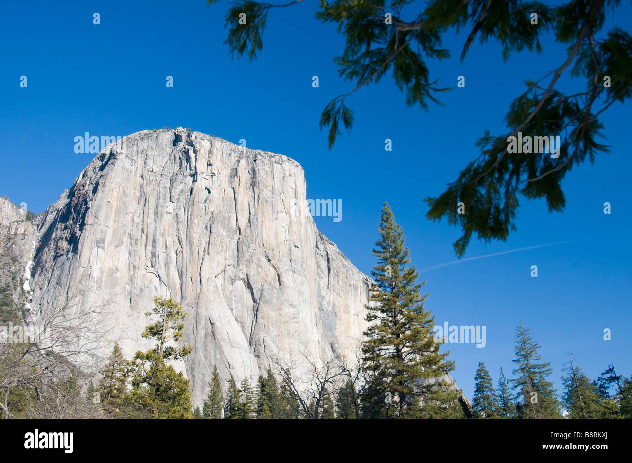 Parco nazionale di Yosemite in inverno Foto Stock