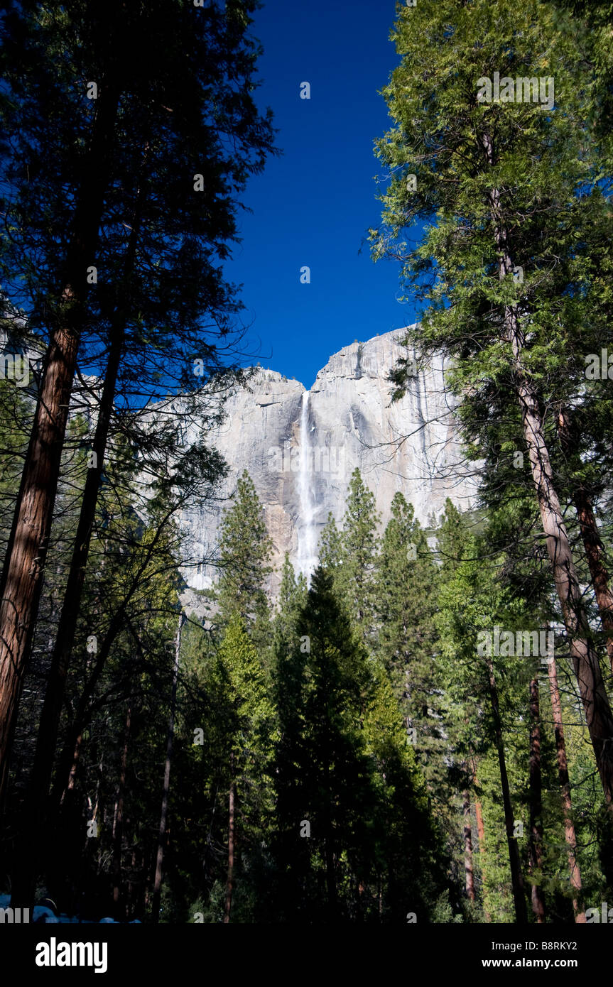 Parco nazionale di Yosemite in inverno Foto Stock