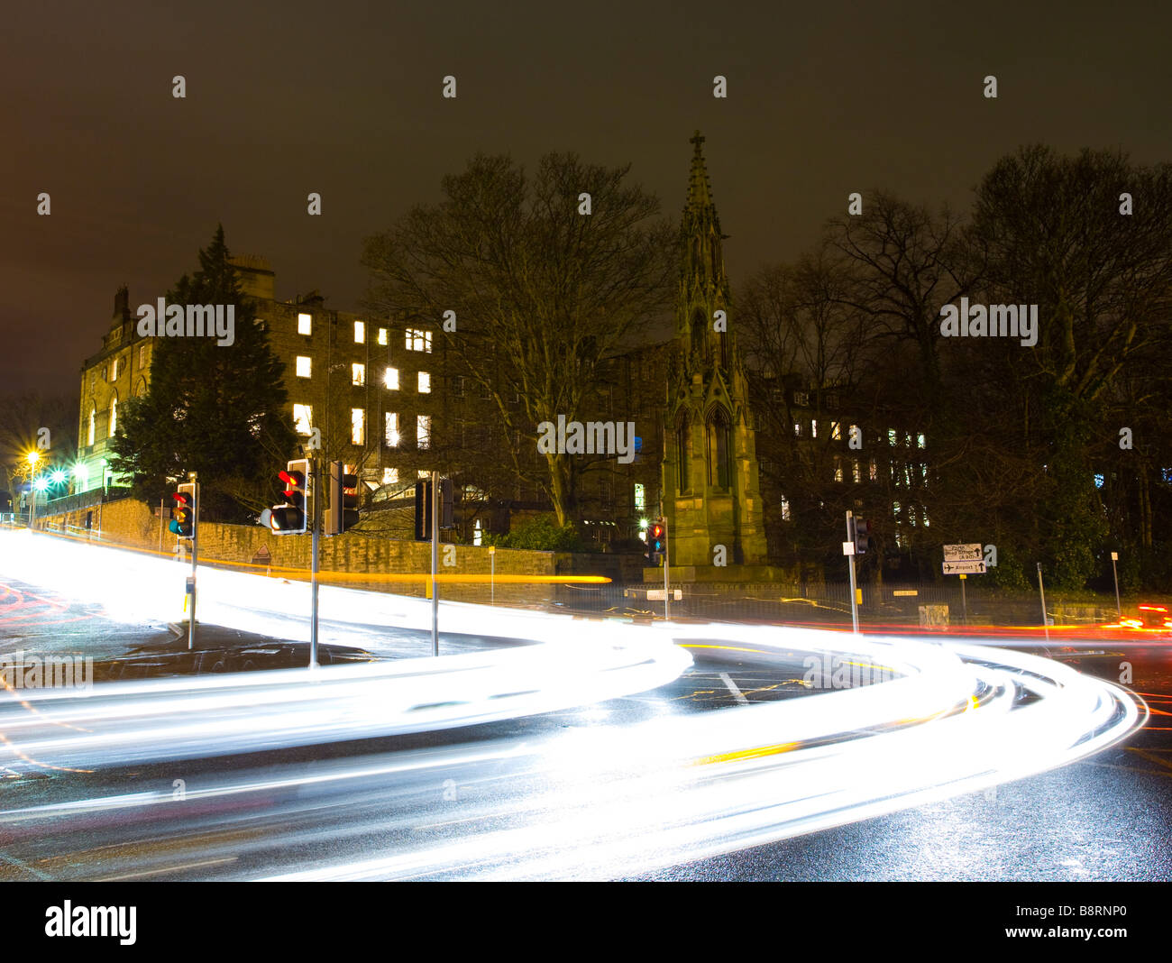 Scozia Edinburgh Edinburgh City La guglia gotica della Catherine Sinclair monumento. Foto Stock