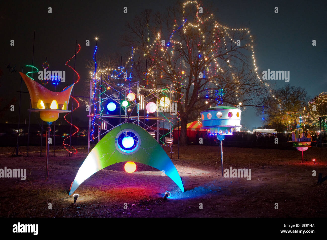 La futuristica Dell presentano presso il sentiero di luci di Austin tè nel 2008 Foto Stock