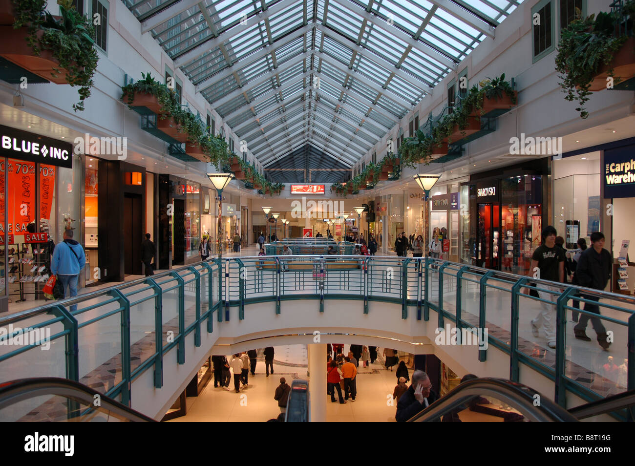 La Harlequin Shopping Centre, Watford, England, Regno Unito Foto Stock
