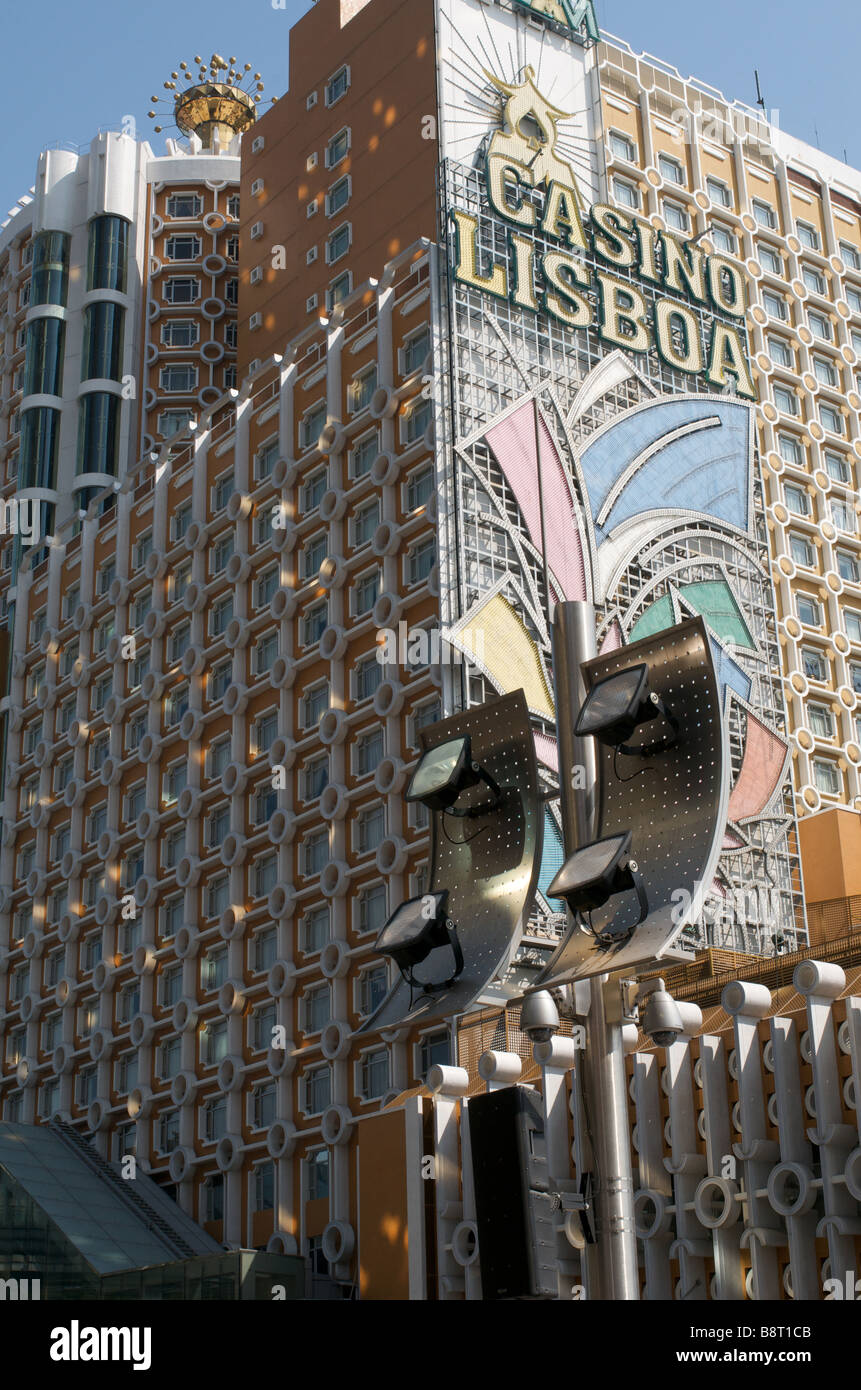 Casino Lisboa, Macao Foto Stock