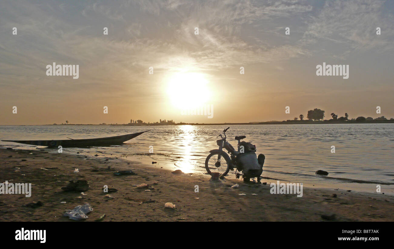 Lavaggio scooter Foto Stock