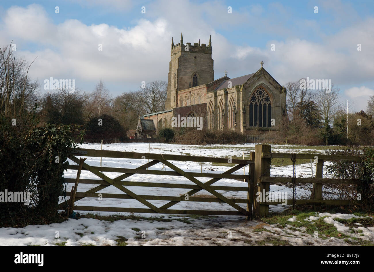 Chiesa di St Peters, Claybrooke Parva, Leicestershire, England, Regno Unito Foto Stock