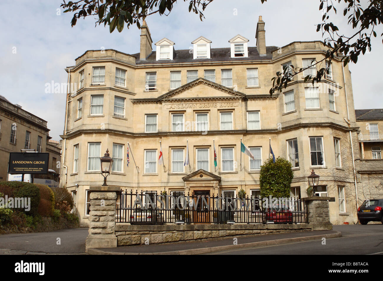 Vasca da bagno in Inghilterra il Lansdown Grove Hotel si trova nella elegante sobborgo di Landsdown appena a nord del centro della città Foto Stock