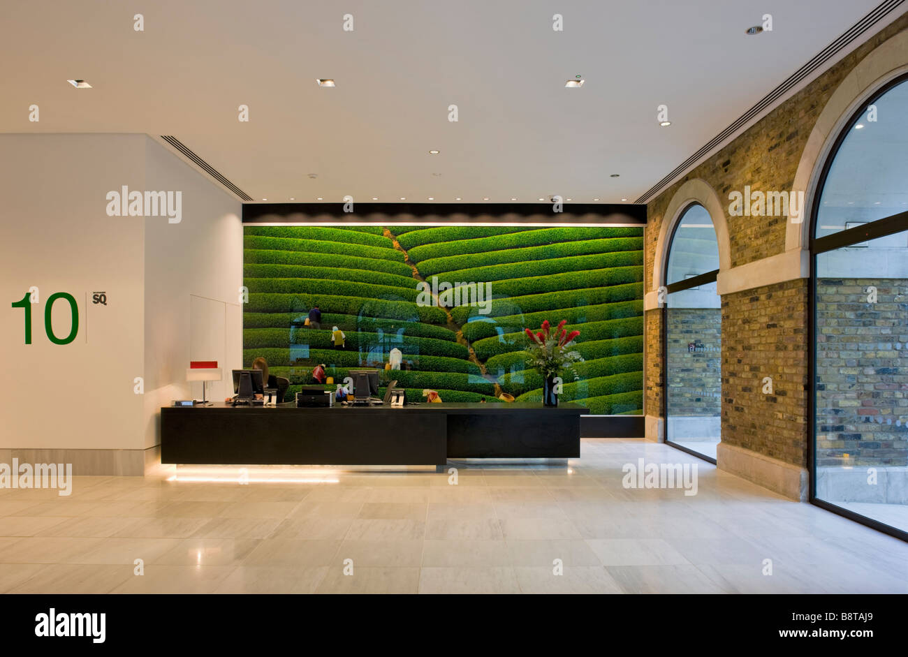 Ufficio moderno ricevimenti in Devonshire Square nella città di Londra Foto Stock