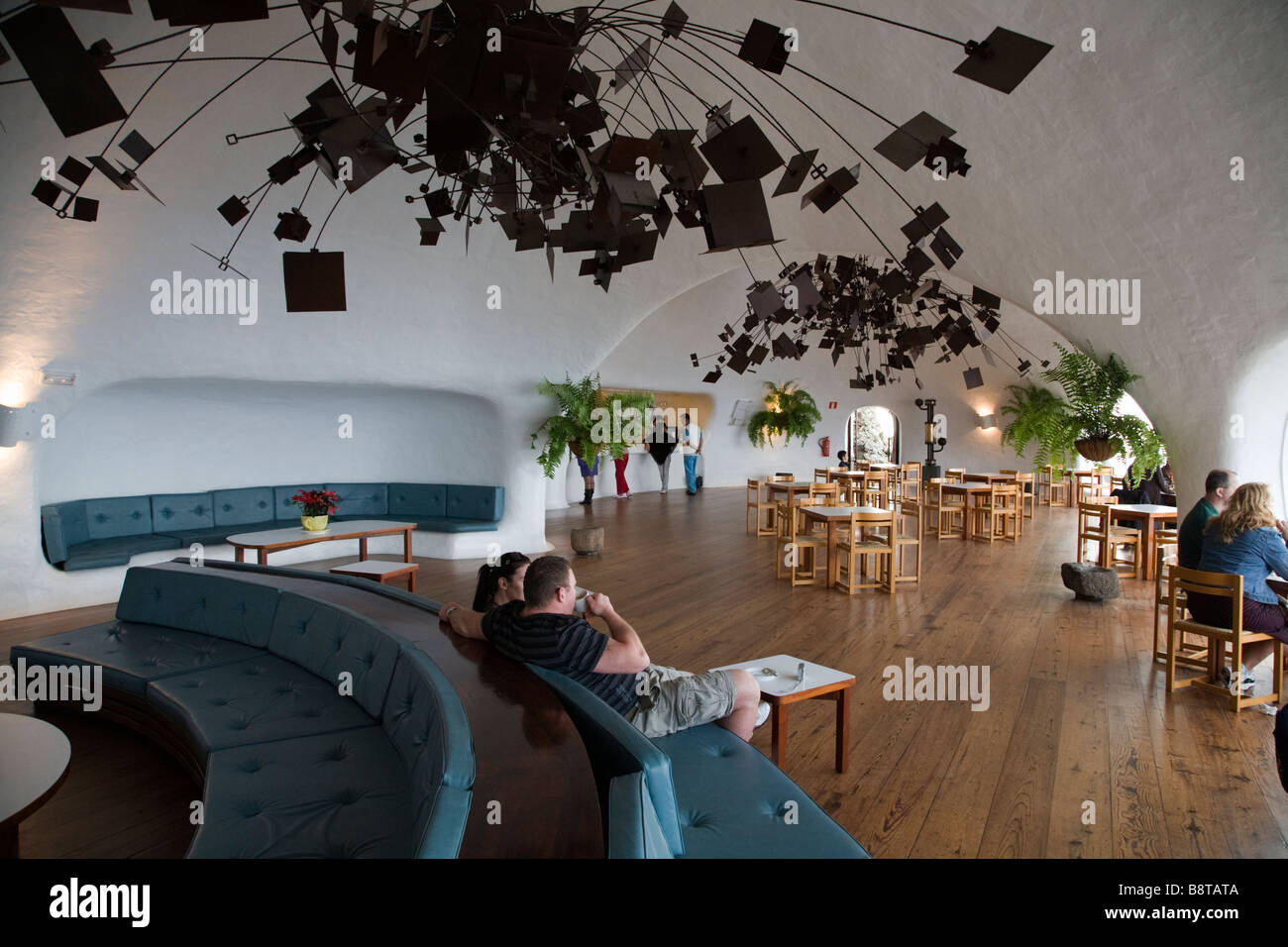 Manrique s Ristorante e bar presso il Mirador del Rio a Lanzarote nelle Canarie Spagna Foto Stock