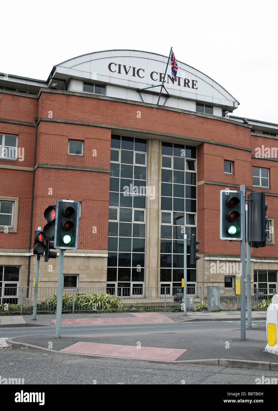 Stoke-on-Trent Civic Offices o municipio Consiglio di governo locale competente edificio Foto Stock