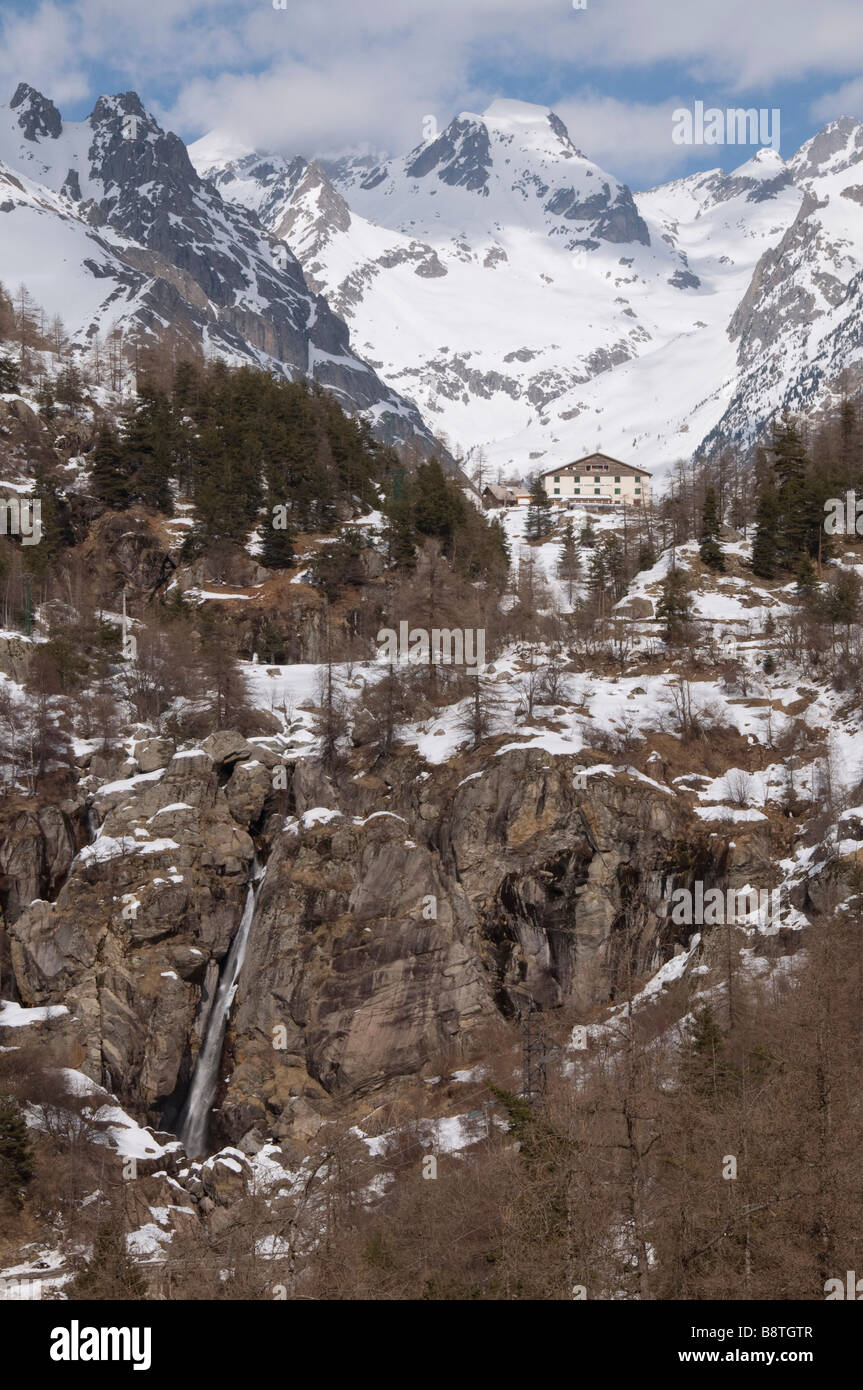 Cascata du Ray, Gordolasque, Mercantour Alpi, Francia Foto Stock