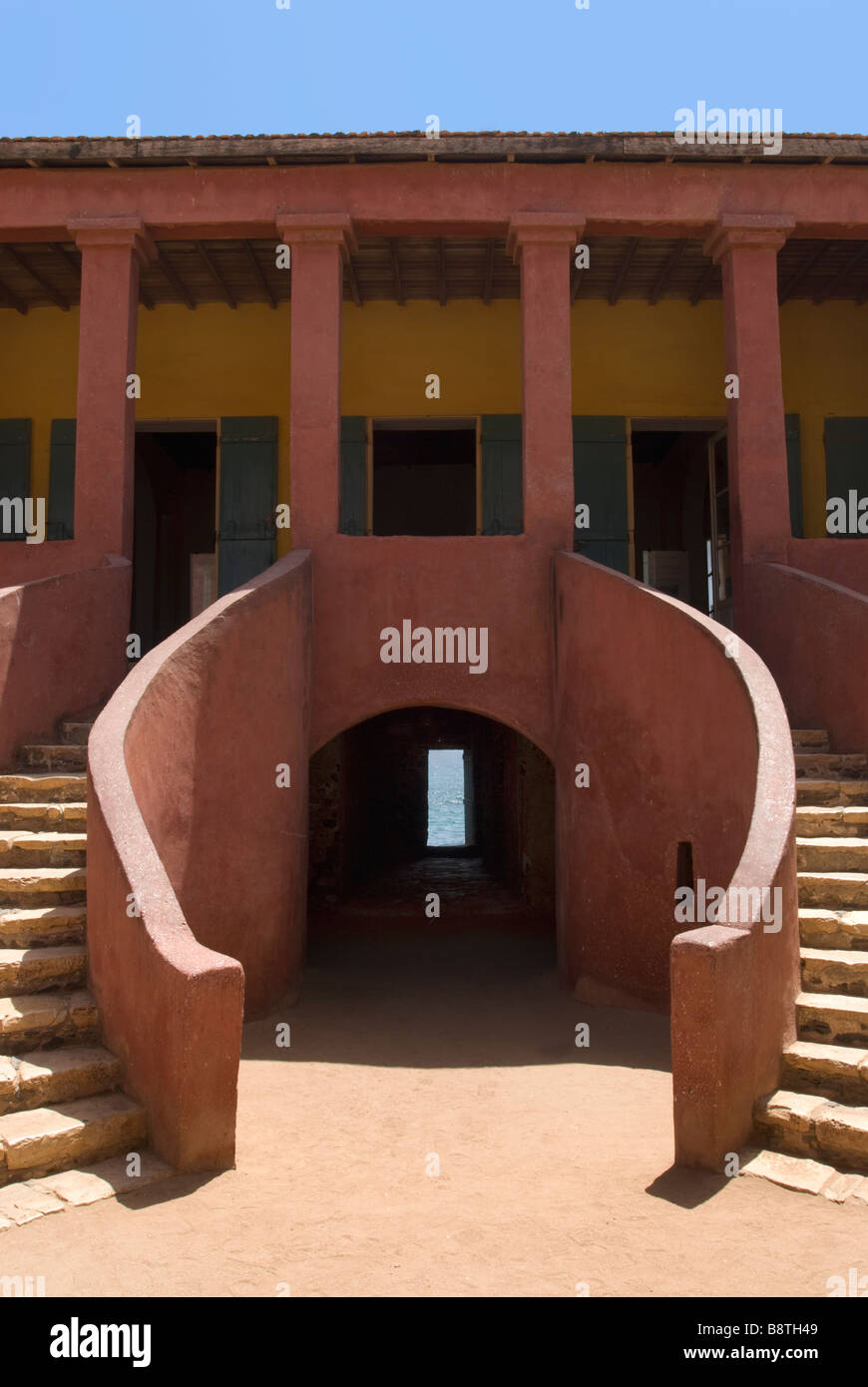 La scala al Casa slave Dakar Gore Isola Senegal Foto Stock