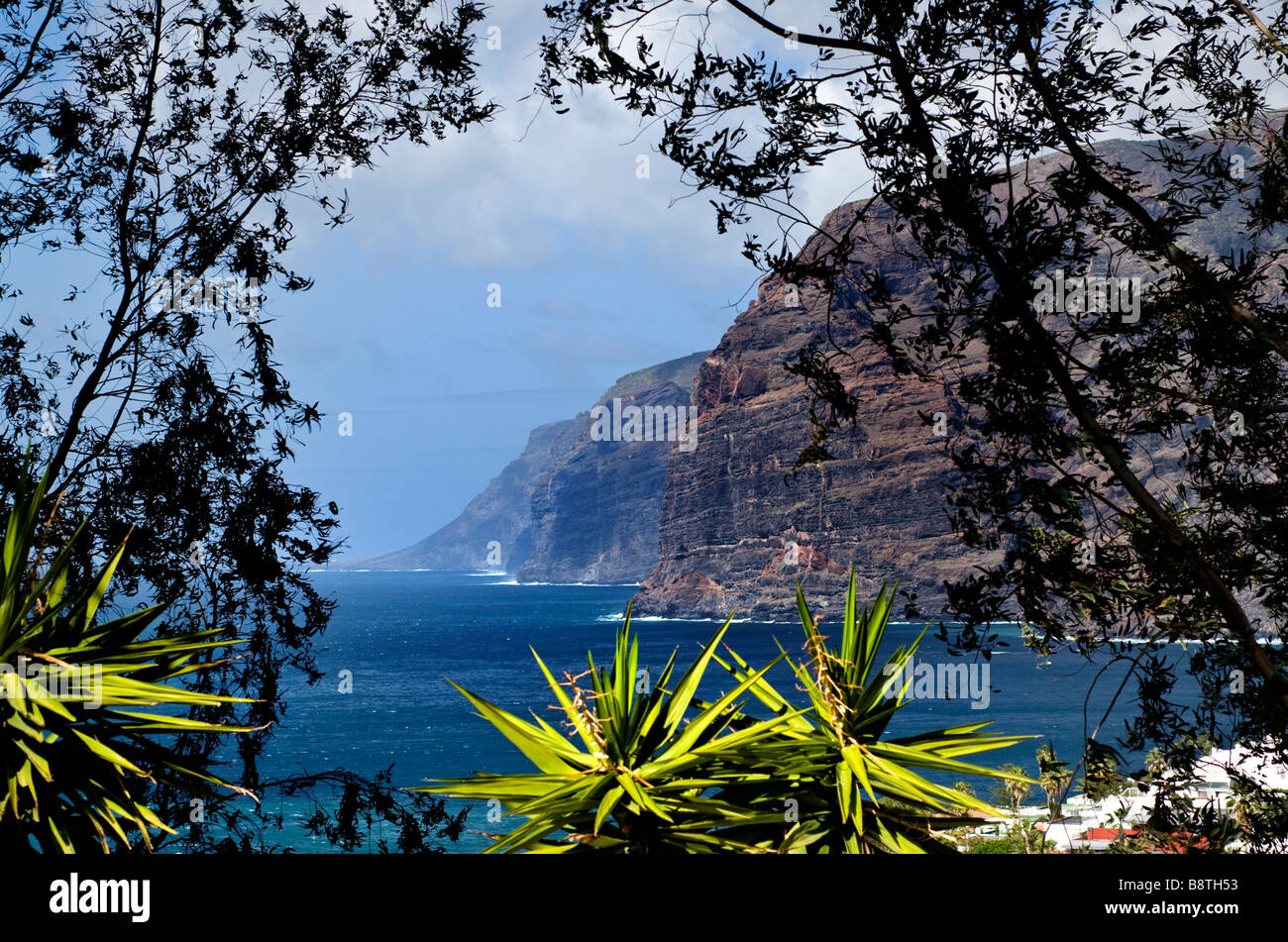 Los Gigantes Tenerife Canarie Spagna Foto Stock