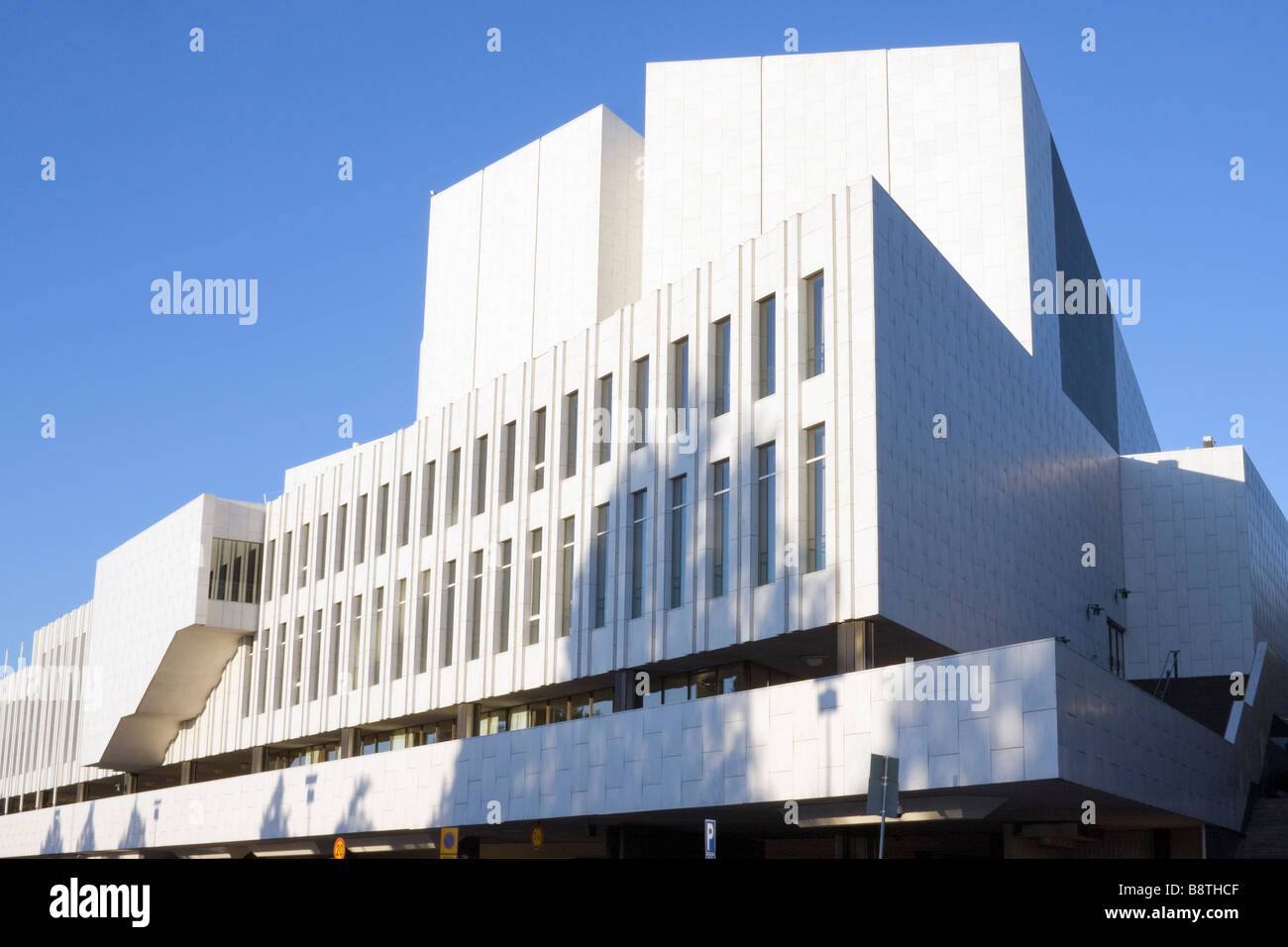 Finlandia Concert Hall da Alvar Aalto Helsinki Finlandia Foto Stock