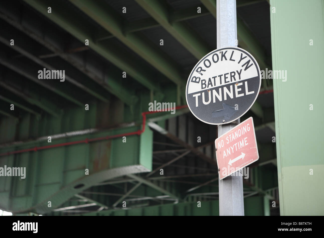 Brooklyn batteria segno di Tunnel Foto Stock