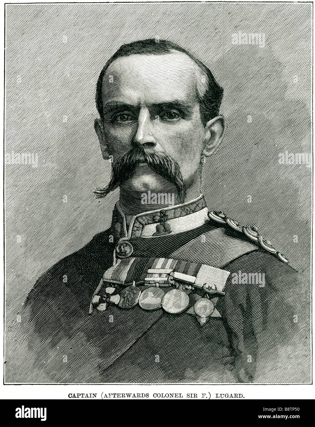 Capitano Frederick John Dealtry Lugard Barone 1858 1945 soldato britannico explorer Africa amministratore coloniale di Hong Kong Foto Stock