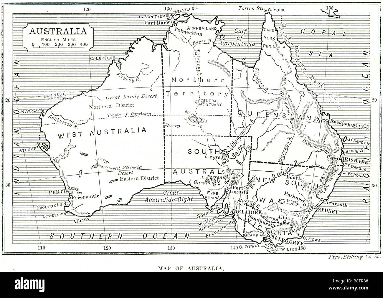 Mappa dell'australia immagini e fotografie stock ad alta risoluzione - Alamy