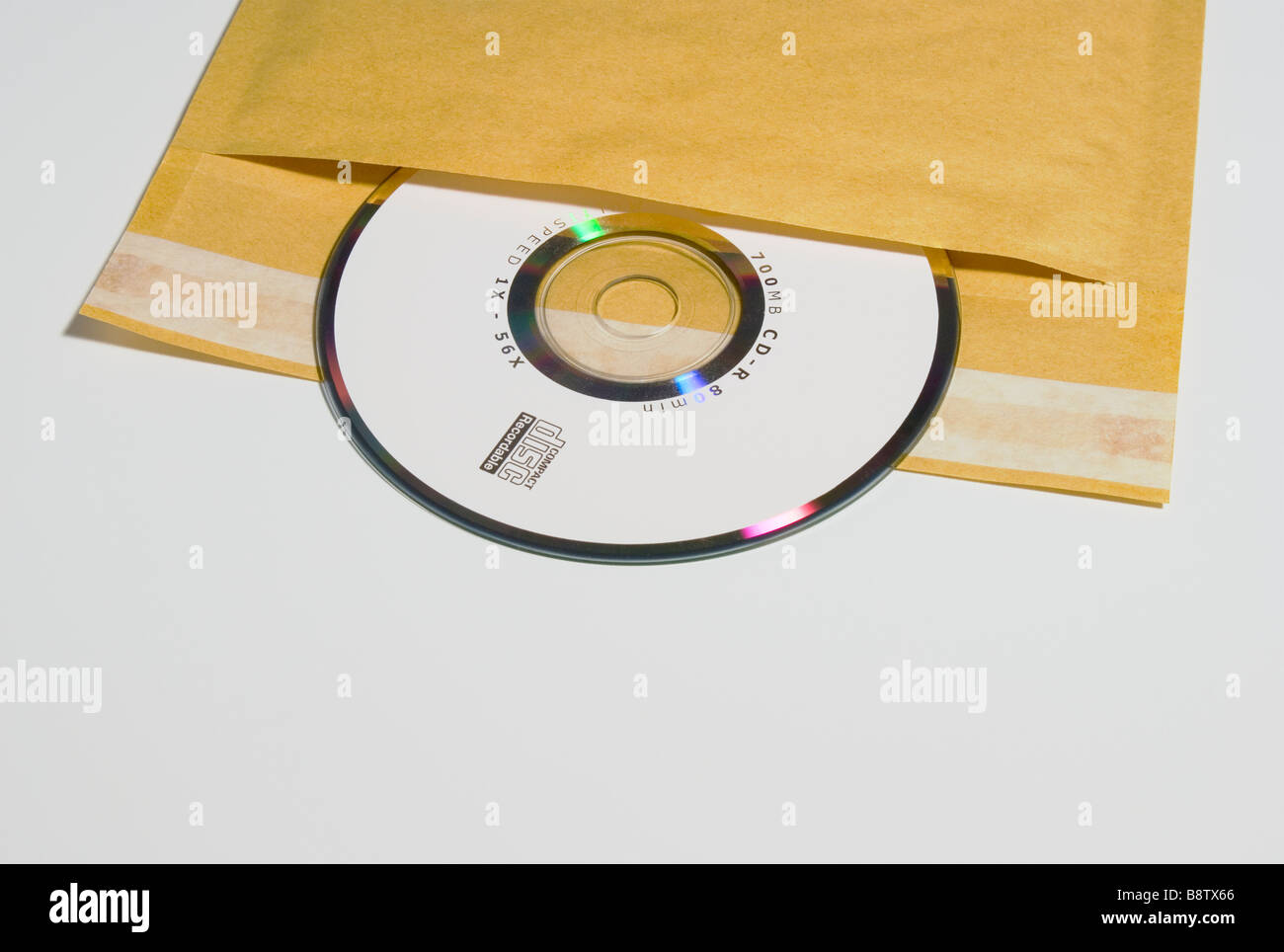 Cd nell'aircap mail caso Foto Stock