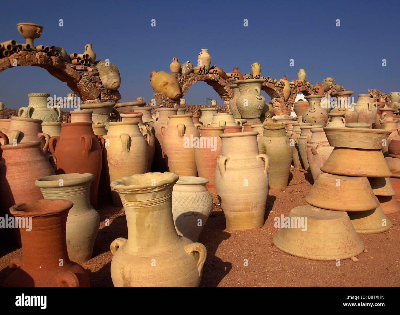 Tunisia Djerba Kallala in ceramica Foto Stock