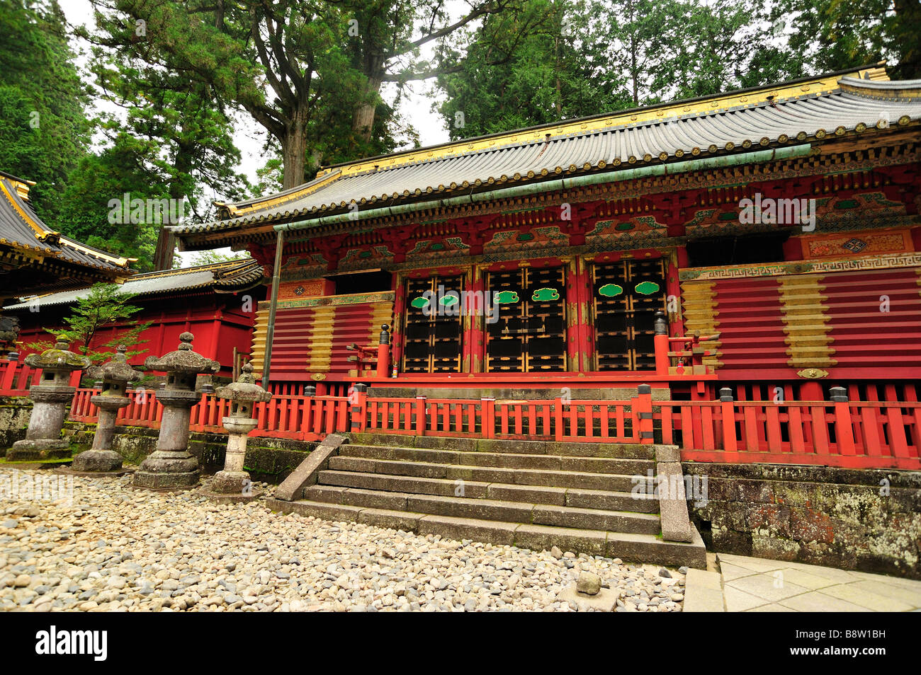 Sanjinko, Tosho-gu, Nikko, Prefettura di Tochigi, Giappone Foto Stock