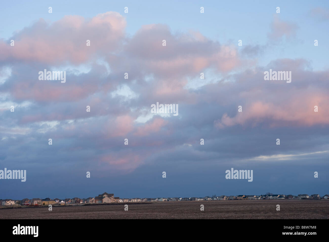 Cielo nuvoloso Foto Stock