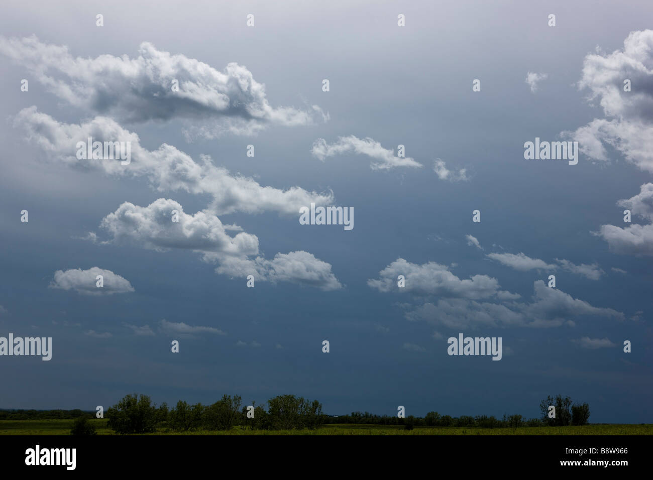 Cielo nuvoloso Foto Stock