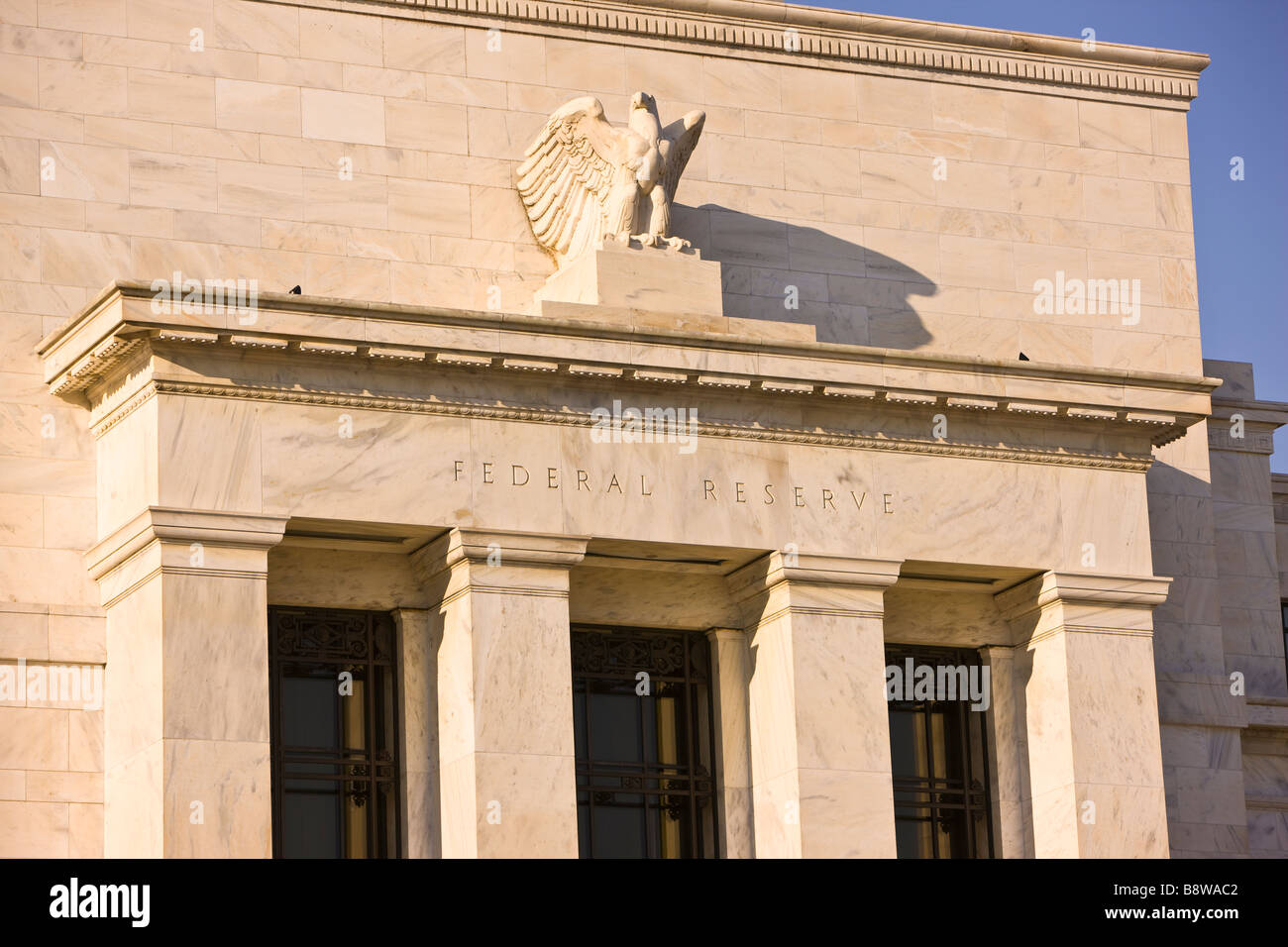 WASHINGTON DC USA Stati Uniti Federal Reserve Bank building Foto Stock
