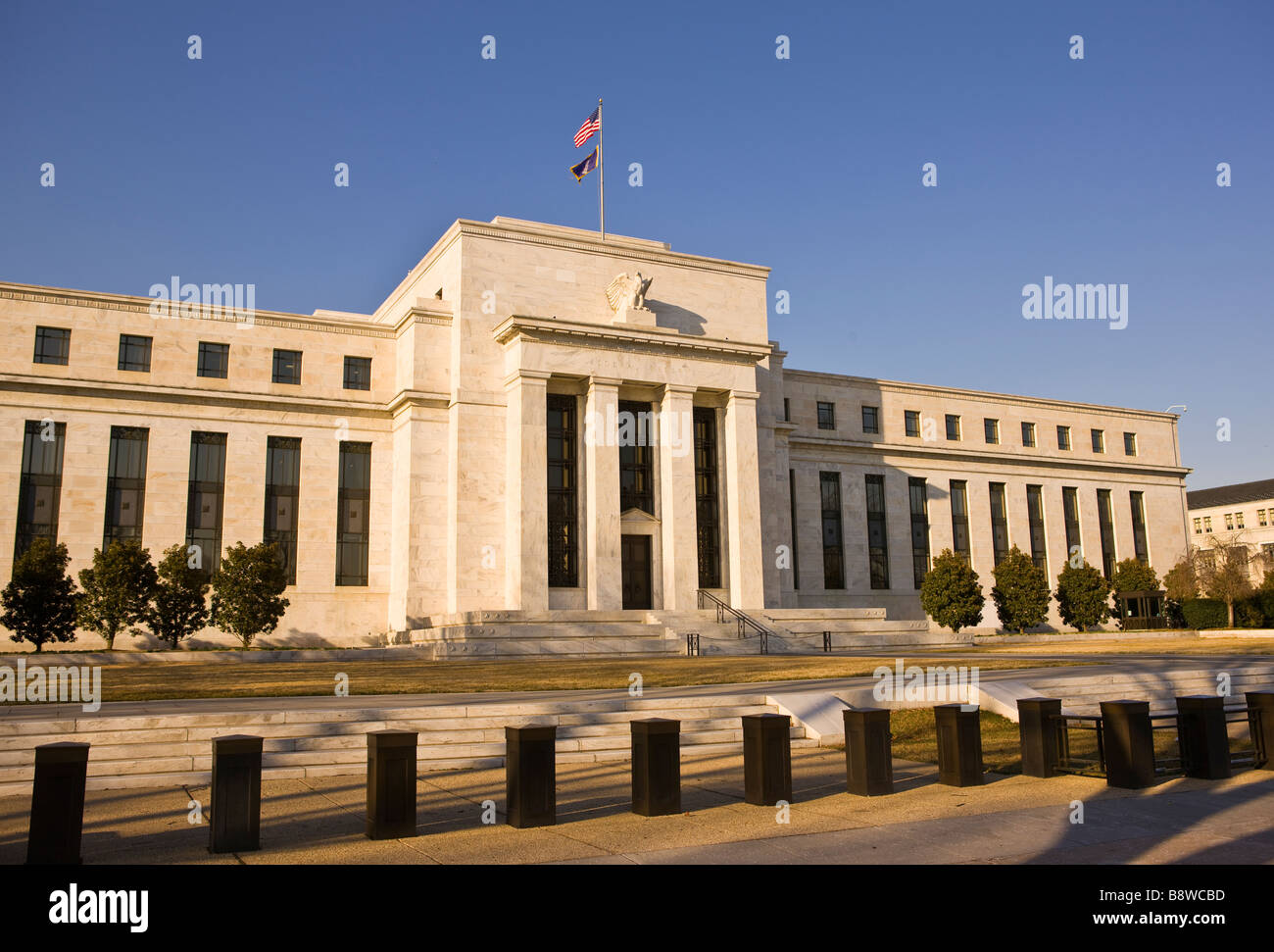 WASHINGTON DC USA Stati Uniti Federal Reserve Bank building Foto Stock