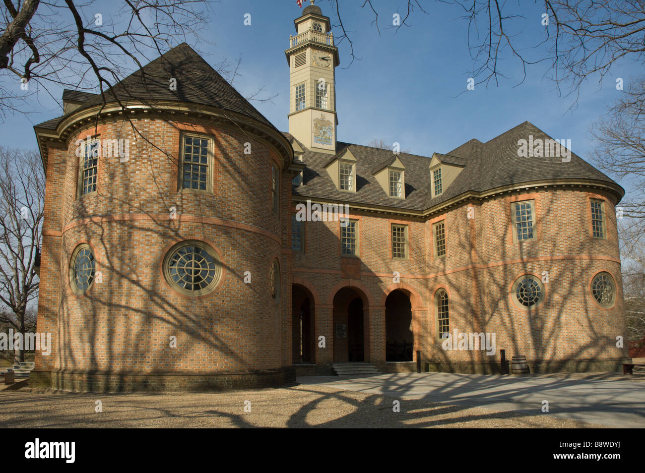Virginia Storica Capitol, Willilamsburg Foto Stock